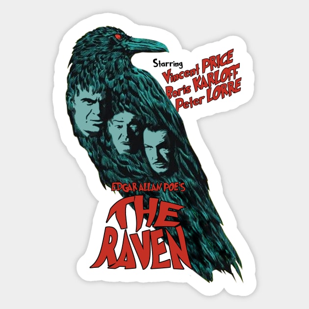 The Raven - Horror Movie Sticker by The Blue Box